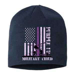 Purple Up Military Child Sustainable Beanie