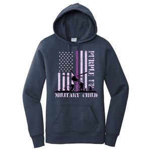 Purple Up Military Child Women's Pullover Hoodie