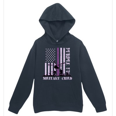 Purple Up Military Child Urban Pullover Hoodie