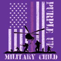 Purple Up Military Child Cooling Performance Crew T-Shirt