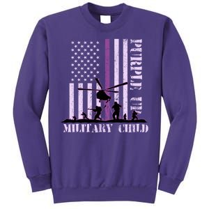 Purple Up Military Child Sweatshirt