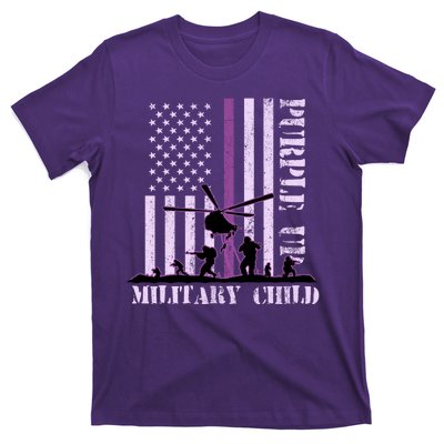 Purple Up Military Child T-Shirt