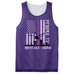 Purple Up Military Child Mesh Reversible Basketball Jersey Tank