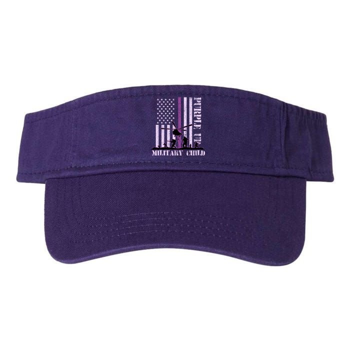 Purple Up Military Child Valucap Bio-Washed Visor