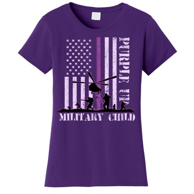 Purple Up Military Child Women's T-Shirt