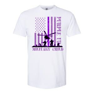 Purple Up Military Child Softstyle CVC T-Shirt