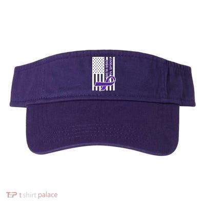 Purple Up Month Military Child Awareness Flag Visor