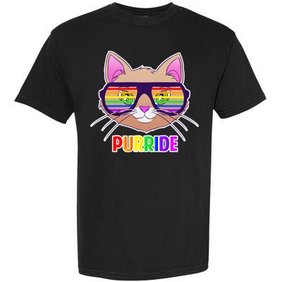 Purride Gay Pride Cat Garment-Dyed Heavyweight T-Shirt