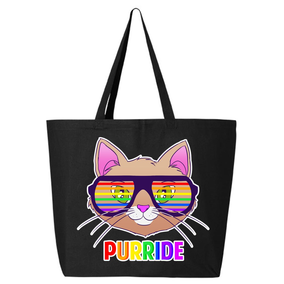 Purride Gay Pride Cat 25L Jumbo Tote