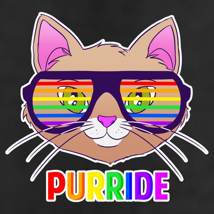 Purride Gay Pride Cat 25L Jumbo Tote