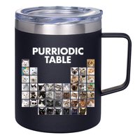 Purriodic Table Of Cats Periodic 12oz Stainless Steel Coffee Mug