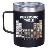 Purriodic Table Of Cats Periodic 12oz Stainless Steel Coffee Mug