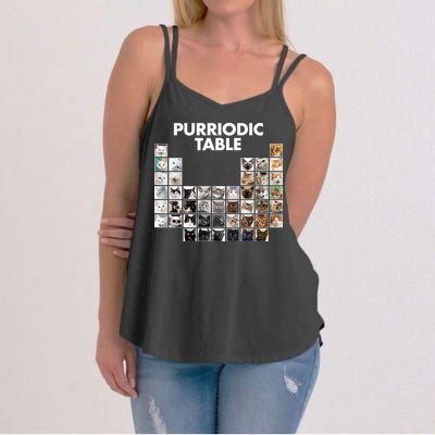 Purriodic Table Of Cats Periodic Women's Strappy Tank