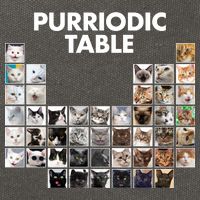 Purriodic Table Of Cats Periodic Cotton Canvas Backpack