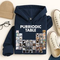 Purriodic Table Of Cats Periodic Hoodie
