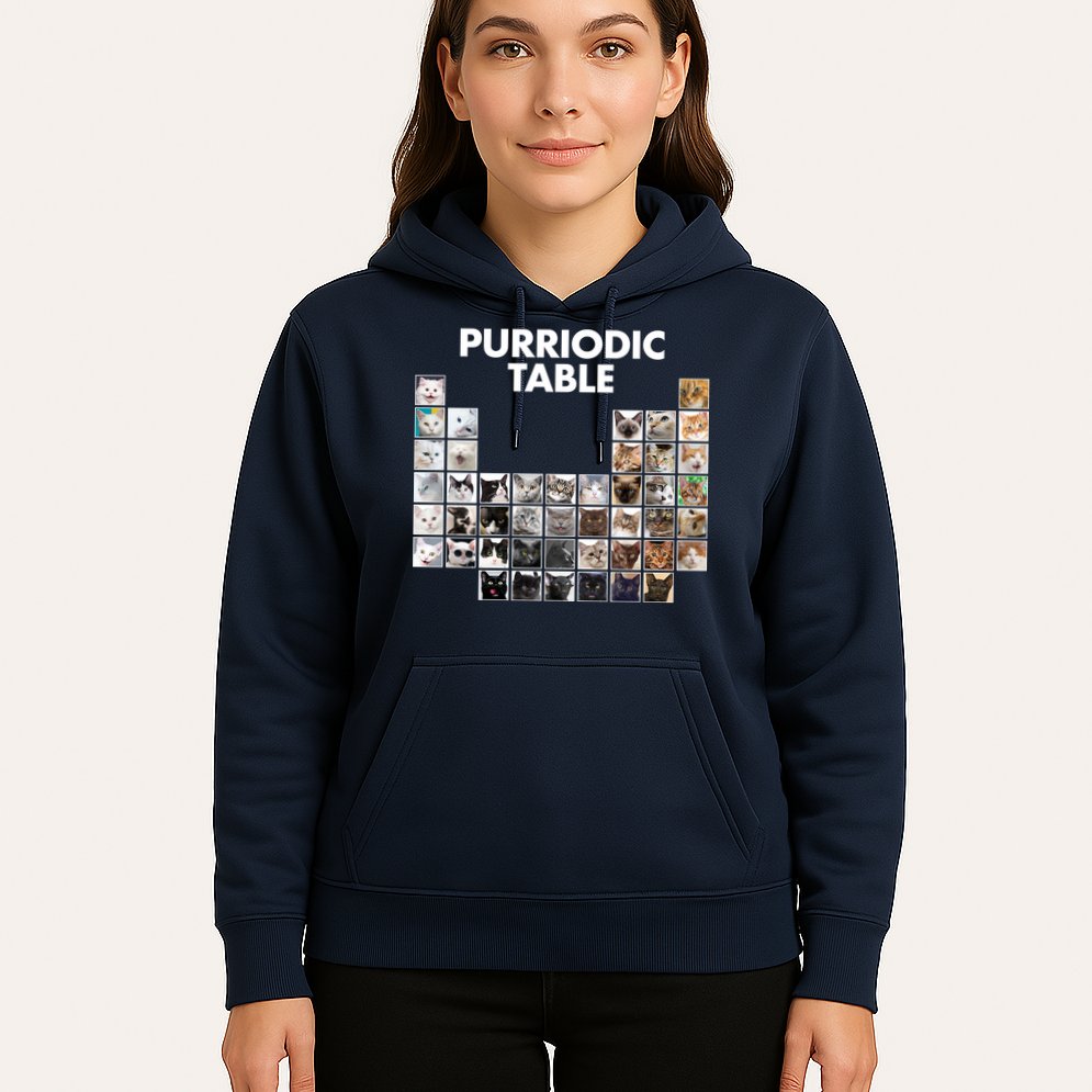 Purriodic Table Of Cats Periodic Hoodie