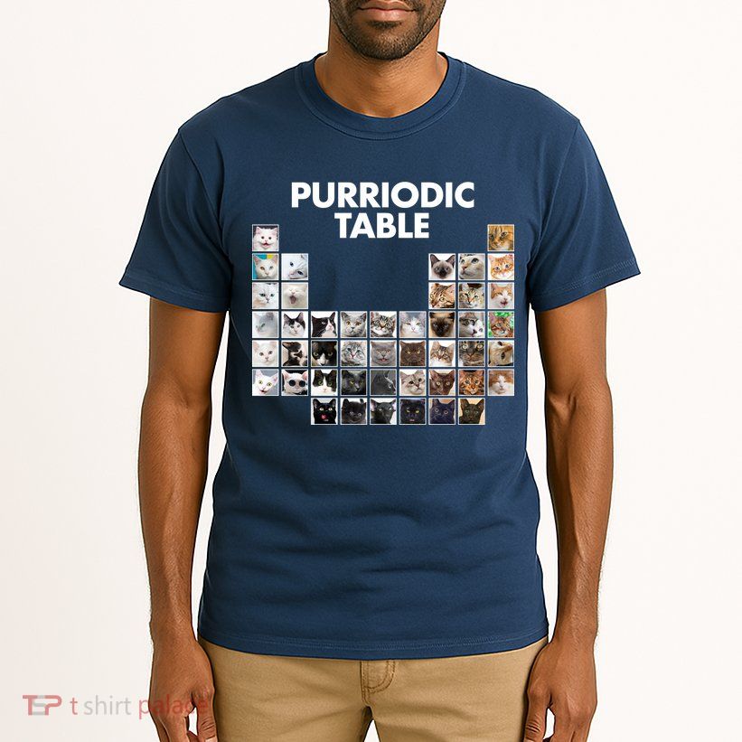 Purriodic Table Of Cats Periodic Tall T-Shirt