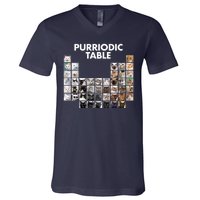 Purriodic Table Of Cats Periodic V-Neck T-Shirt