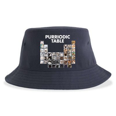 Purriodic Table Of Cats Periodic Sustainable Bucket Hat