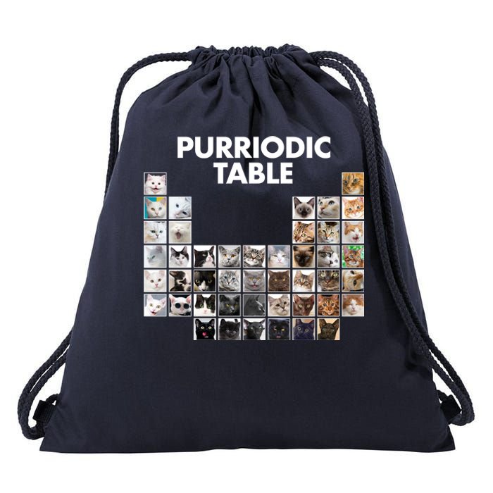 Purriodic Table Of Cats Periodic Drawstring Bag