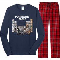 Purriodic Table Of Cats Periodic Long Sleeve Pajama Set