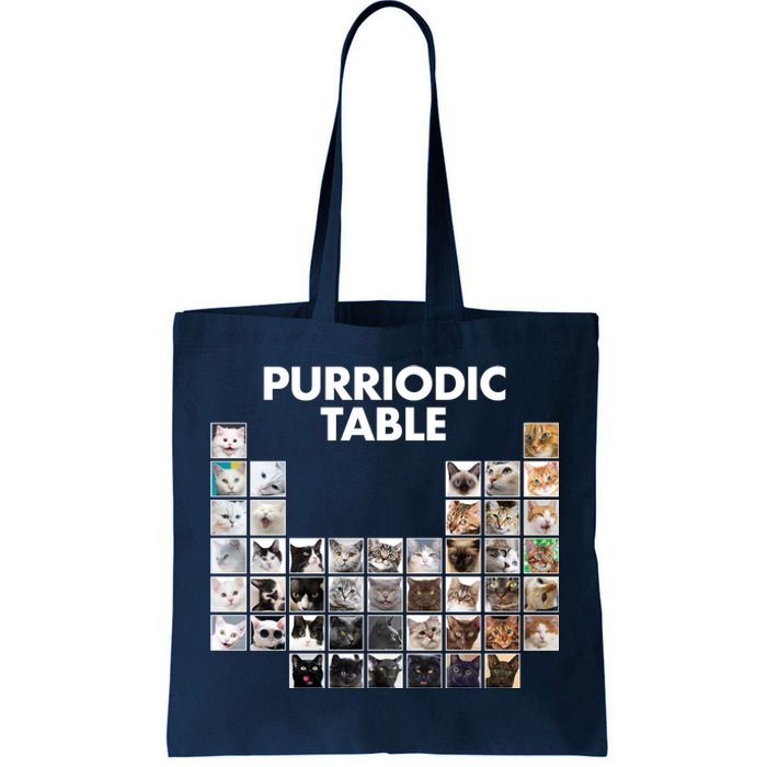 Purriodic Table Of Cats Periodic Tote Bag