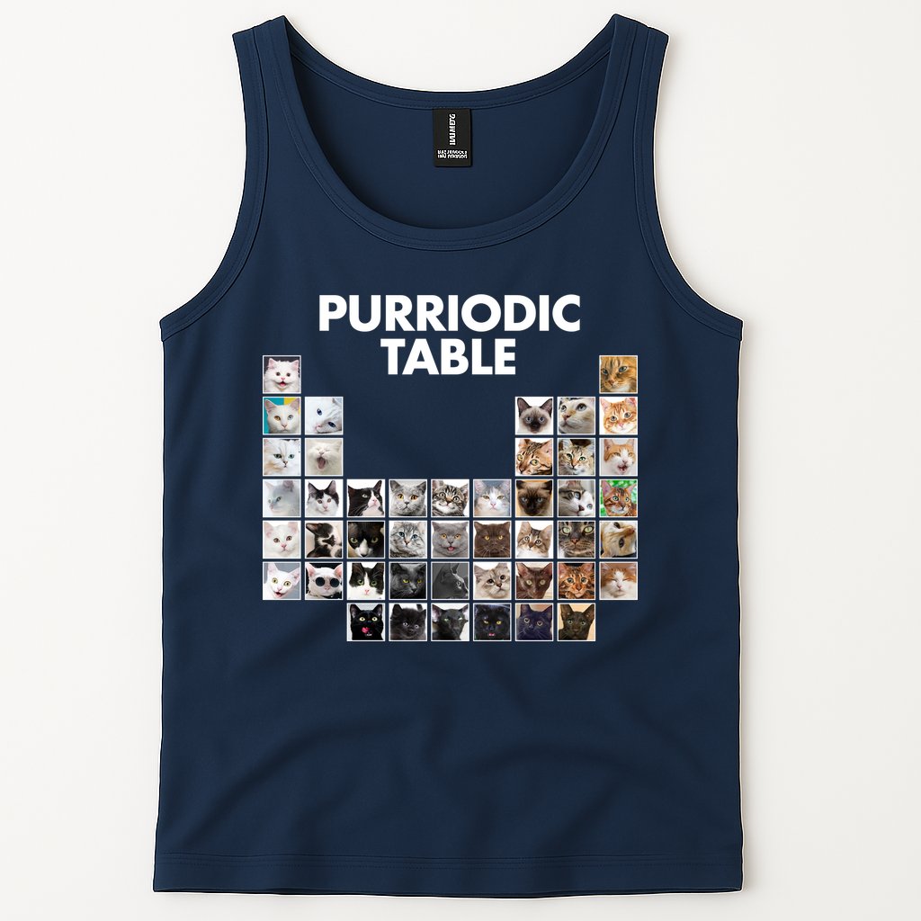 Purriodic Table Of Cats Periodic Tank Top