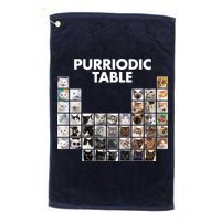 Purriodic Table Of Cats Periodic Golf Towel