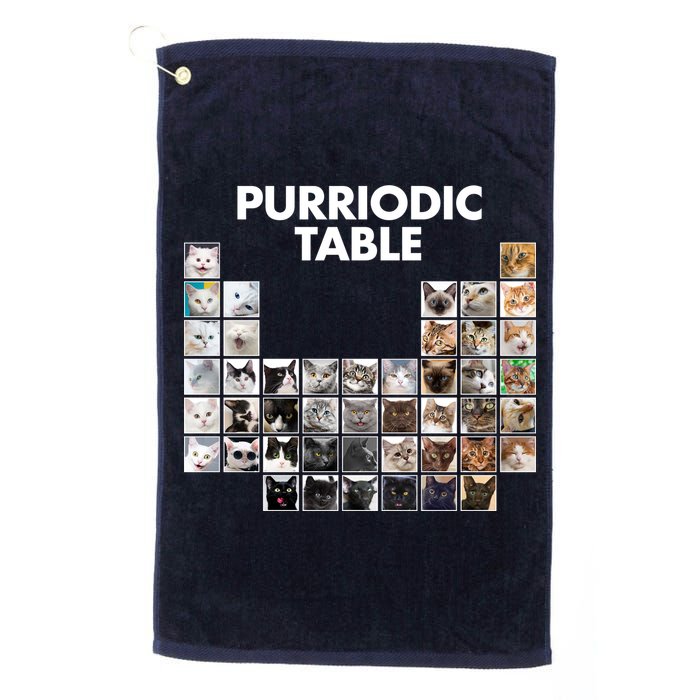Purriodic Table Of Cats Periodic Golf Towel