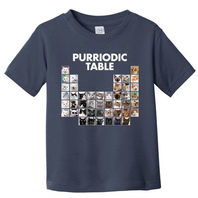 Purriodic Table Of Cats Periodic Toddler T-Shirt