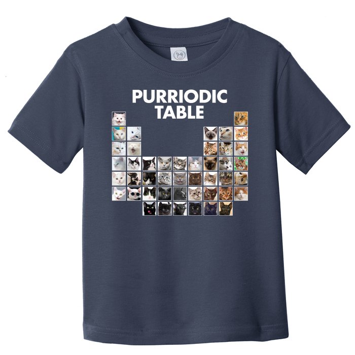 Purriodic Table Of Cats Periodic Toddler T-Shirt