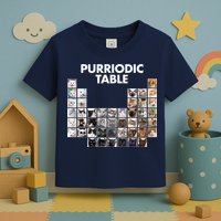 Purriodic Table Of Cats Periodic Toddler T-Shirt