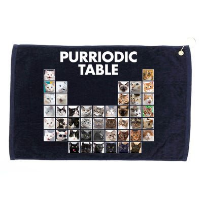 Purriodic Table Of Cats Periodic Grommeted Golf Towel