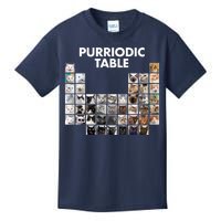 Purriodic Table Of Cats Periodic Kids T-Shirt