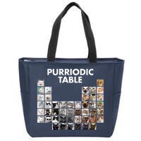 Purriodic Table Of Cats Periodic Zip Tote Bag