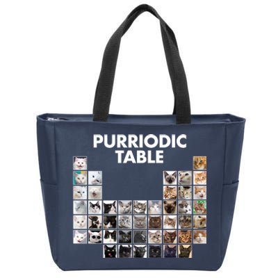 Purriodic Table Of Cats Periodic Zip Tote Bag