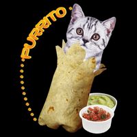Purrito Cat In A Burrito Apron