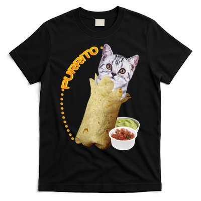 Purrito Cat In A Burrito T-Shirt