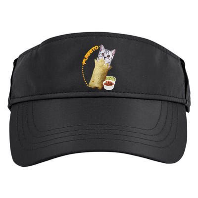 Purrito Cat In A Burrito Adult Drive Performance Visor