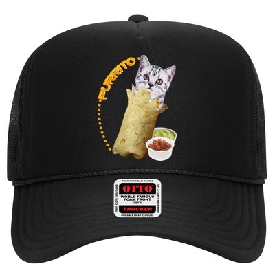 Purrito Cat In A Burrito Trucker Hat