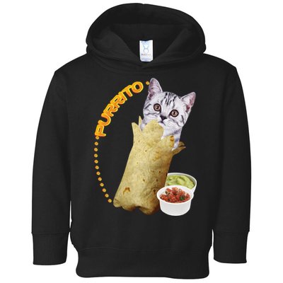 Purrito Cat In A Burrito Toddler Hoodie
