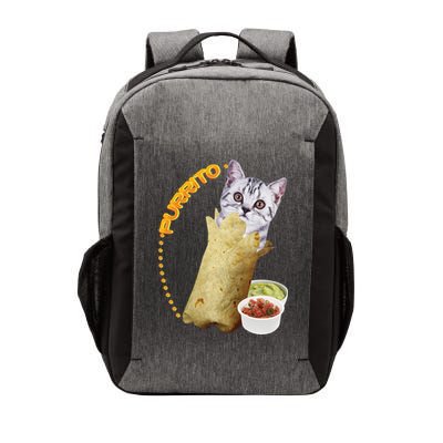 Purrito Cat In A Burrito Vector Backpack
