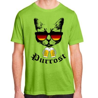 Purrost Cat Funny Oktoberfest Adult ChromaSoft Performance T-Shirt