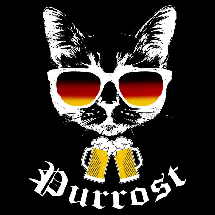 Purrost Cat Funny Oktoberfest Cooling Performance Crew T-Shirt