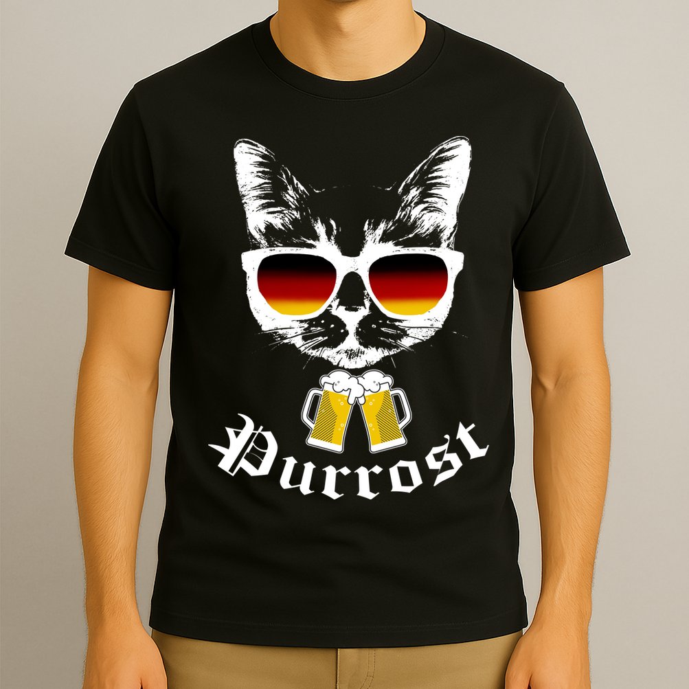 Purrost Cat Funny Oktoberfest T-Shirt