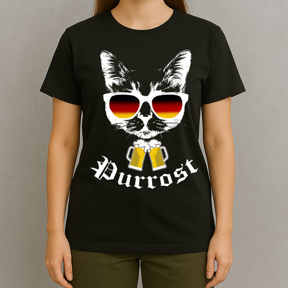Purrost Cat Funny Oktoberfest T-Shirt
