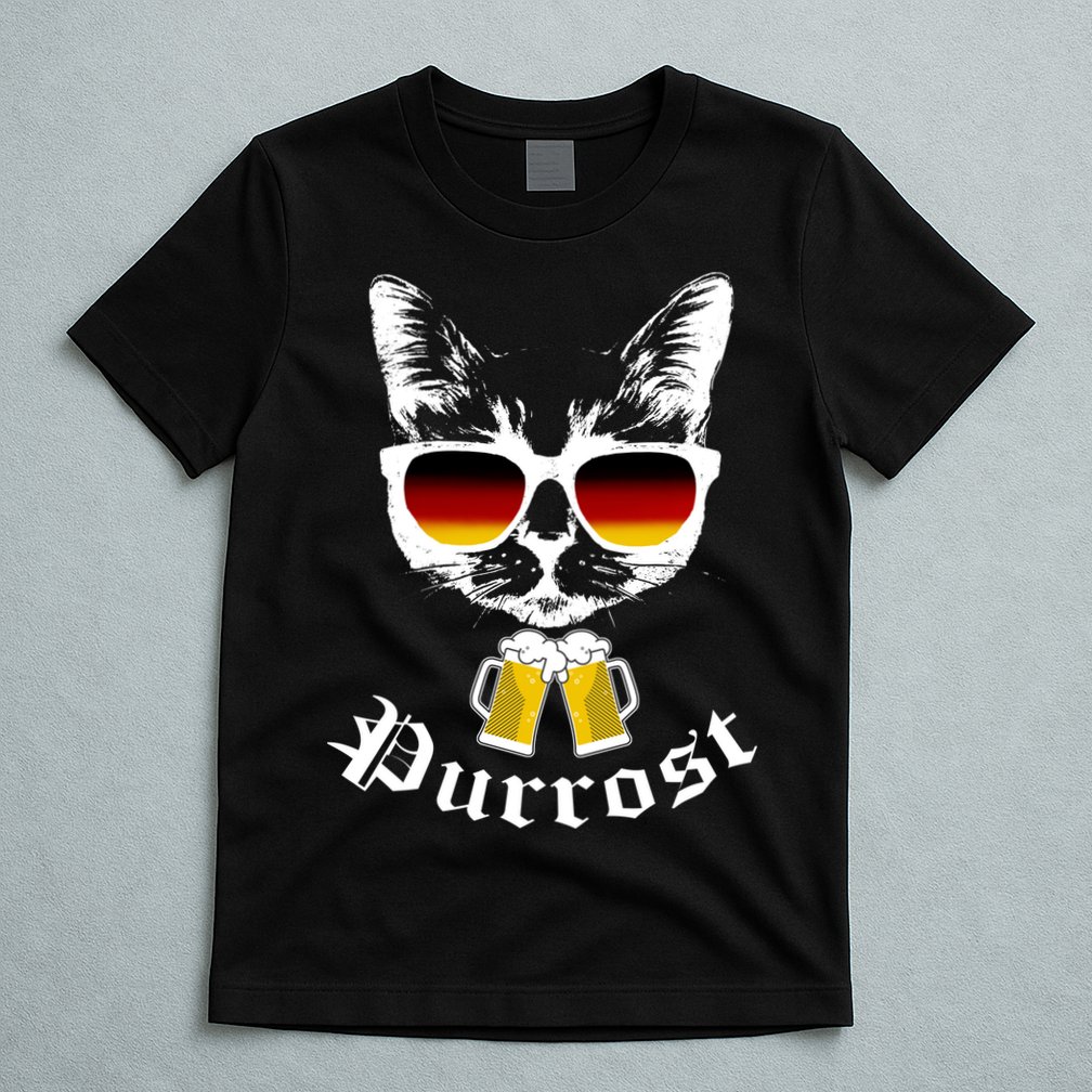 Purrost Cat Funny Oktoberfest T-Shirt