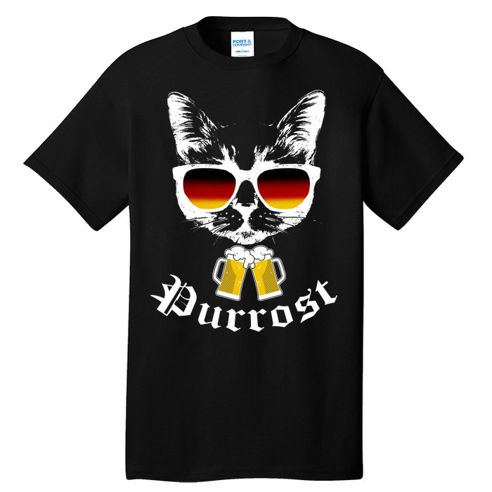 Purrost Cat Funny Oktoberfest Tall T-Shirt