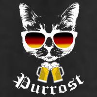 Purrost Cat Funny Oktoberfest Adult Drive Performance Visor