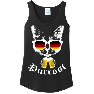 Purrost Cat Funny Oktoberfest Ladies Essential Tank